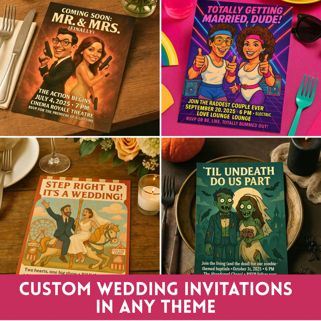 Custom Special Wedding Invitation Design