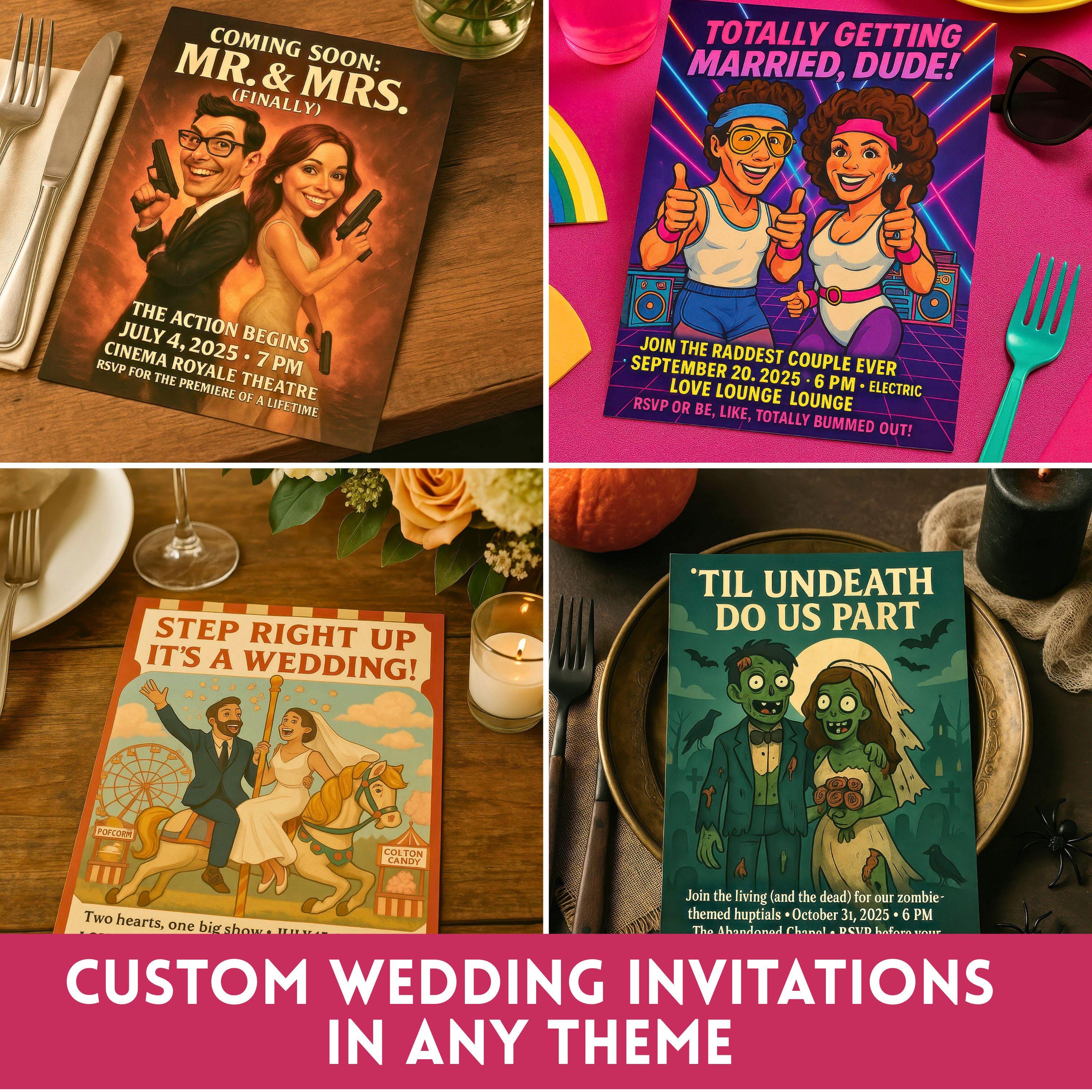 Custom Special Wedding Invitation Design