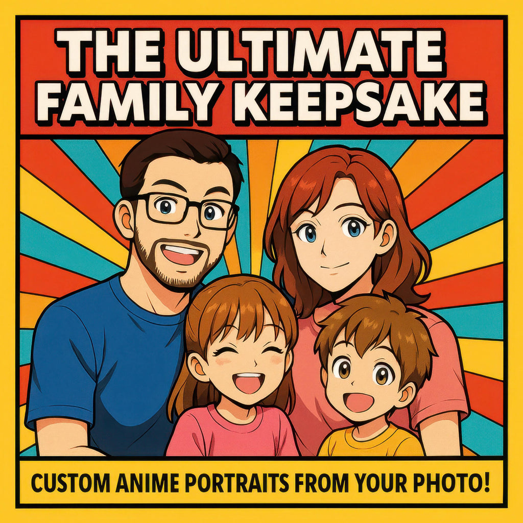 Custom Anime Family Portrait