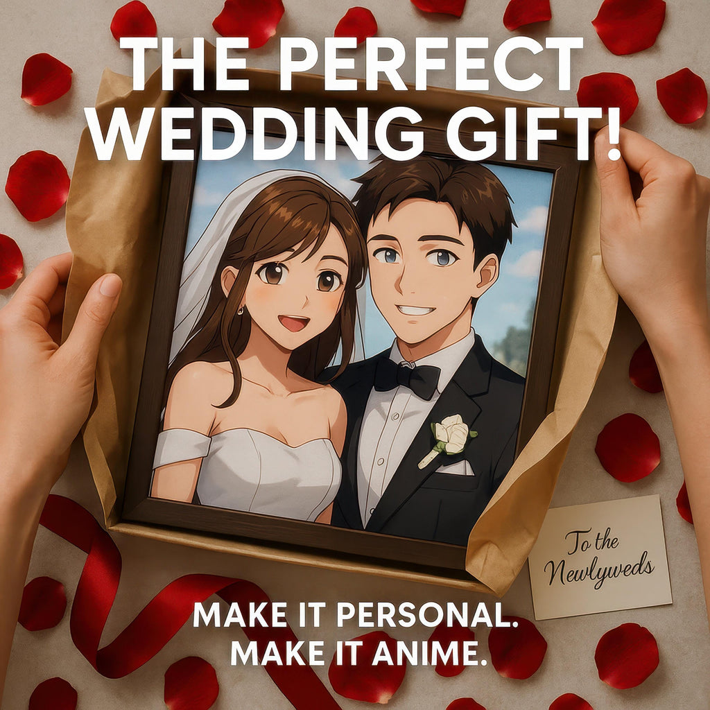 Custom Anime Wedding Portrait