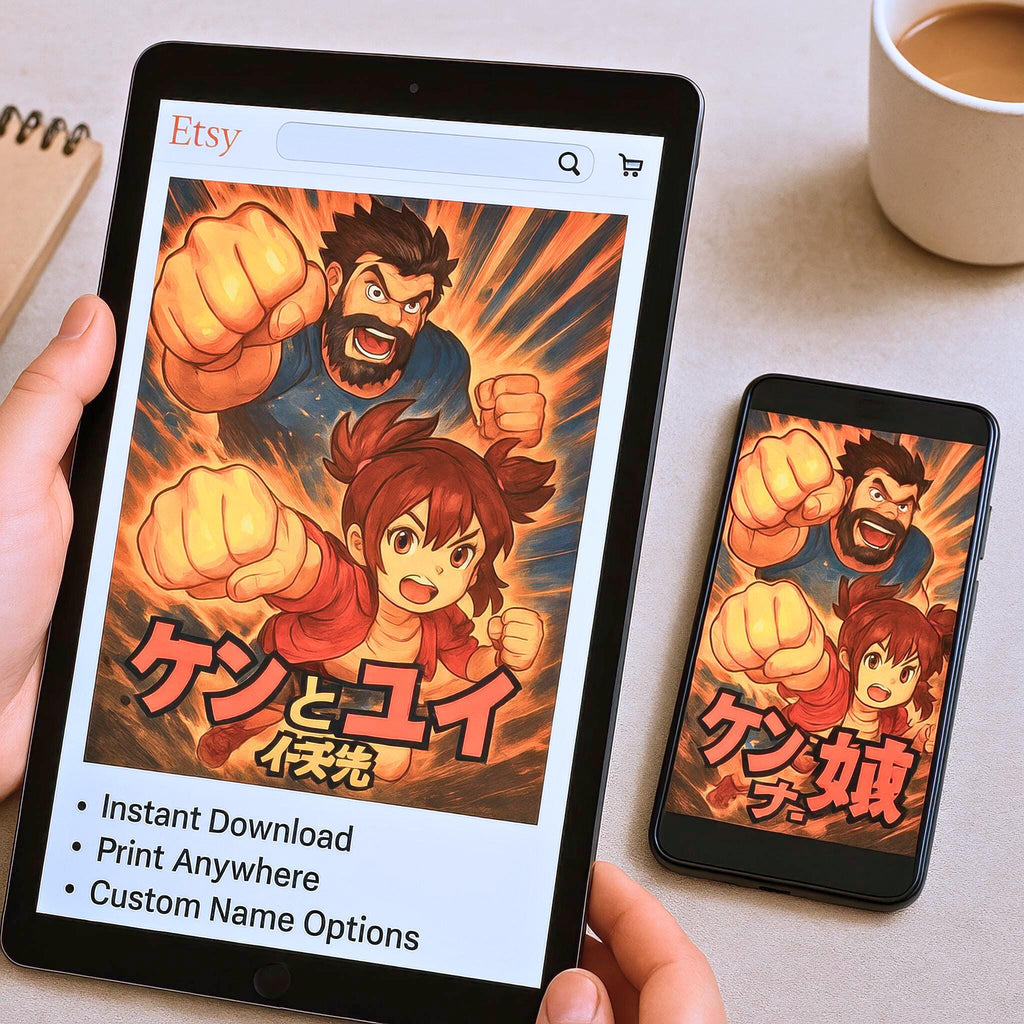 Personalized Shonen Anime Illustration