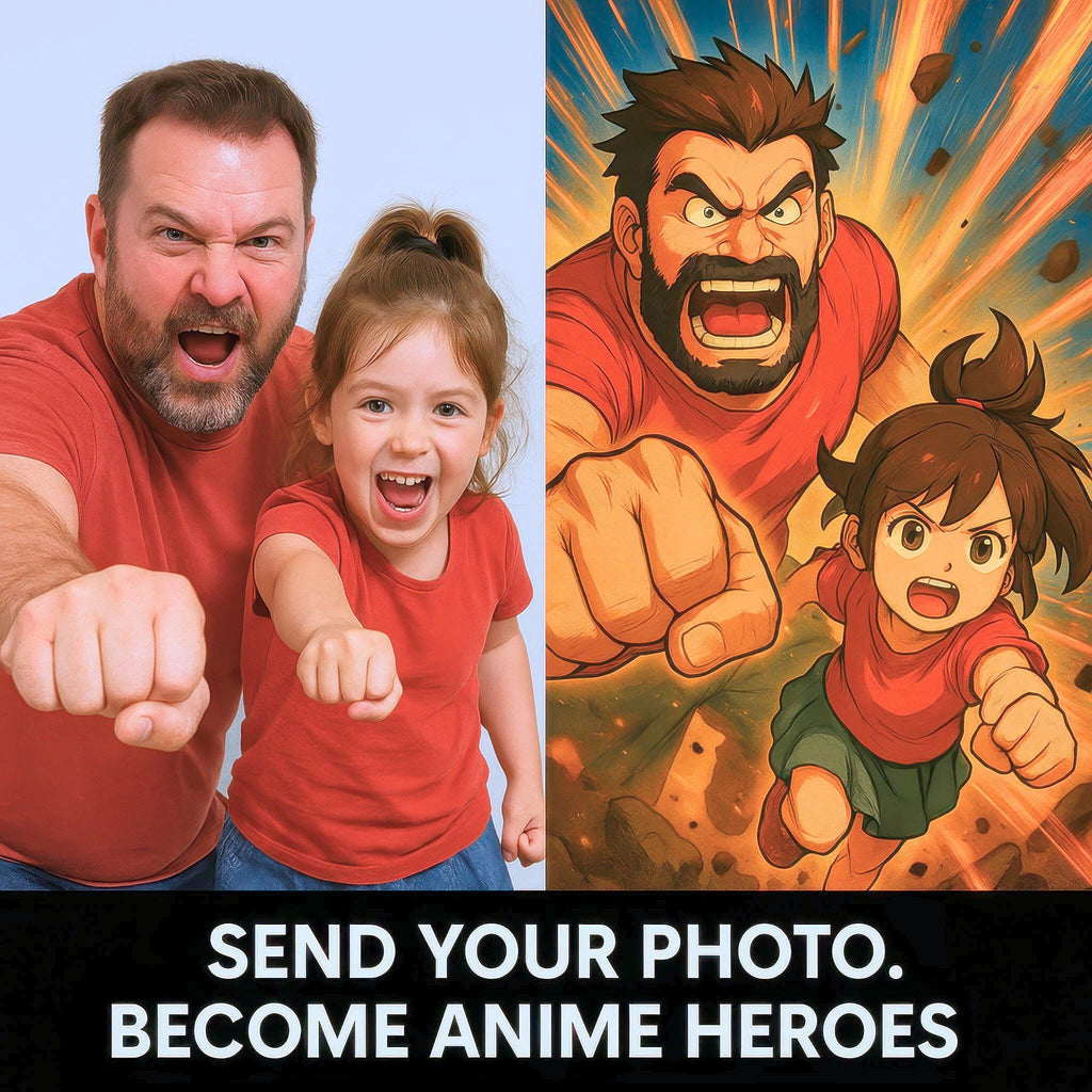 Personalized Shonen Anime Illustration