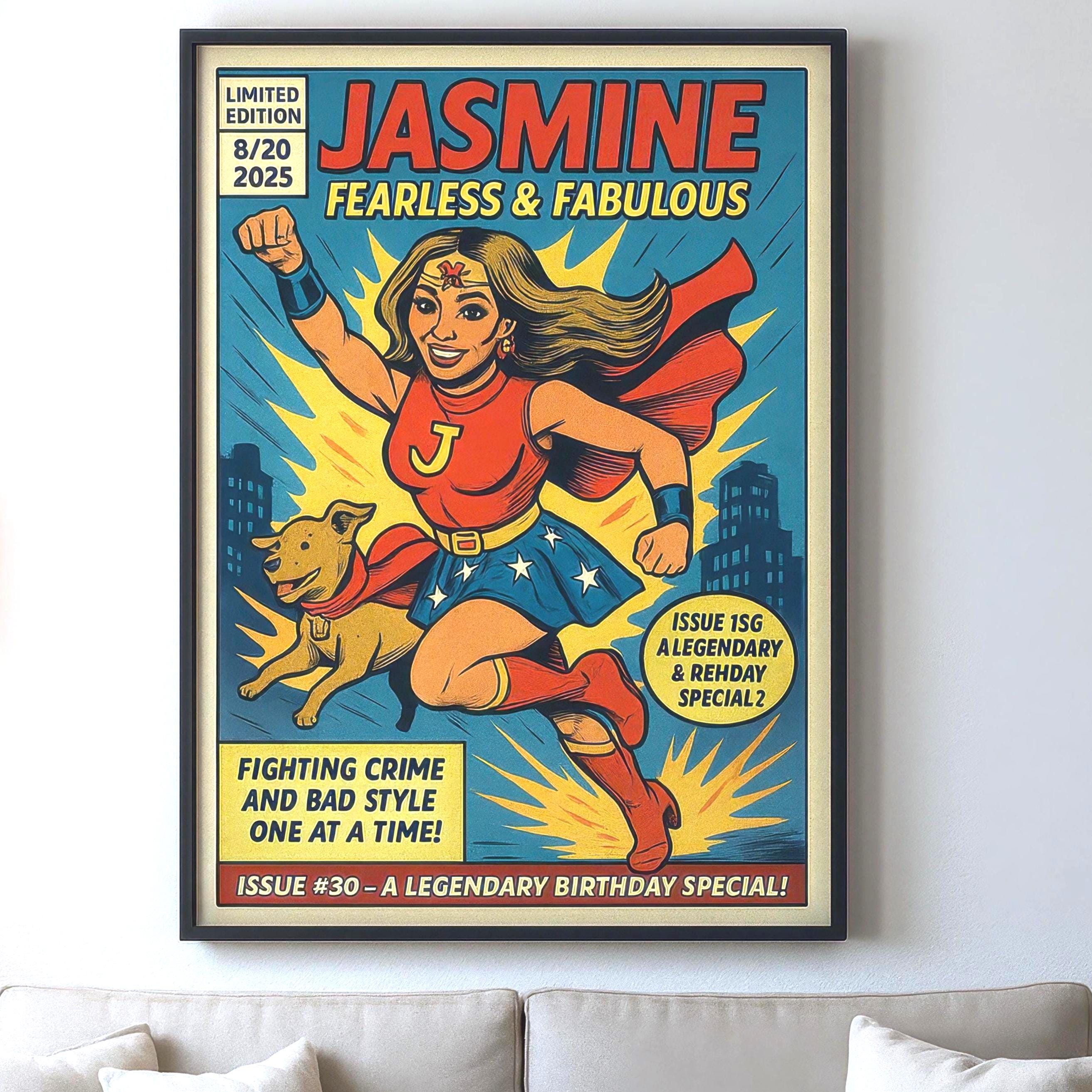 Custom Personalized Comic Book Cover Portrait