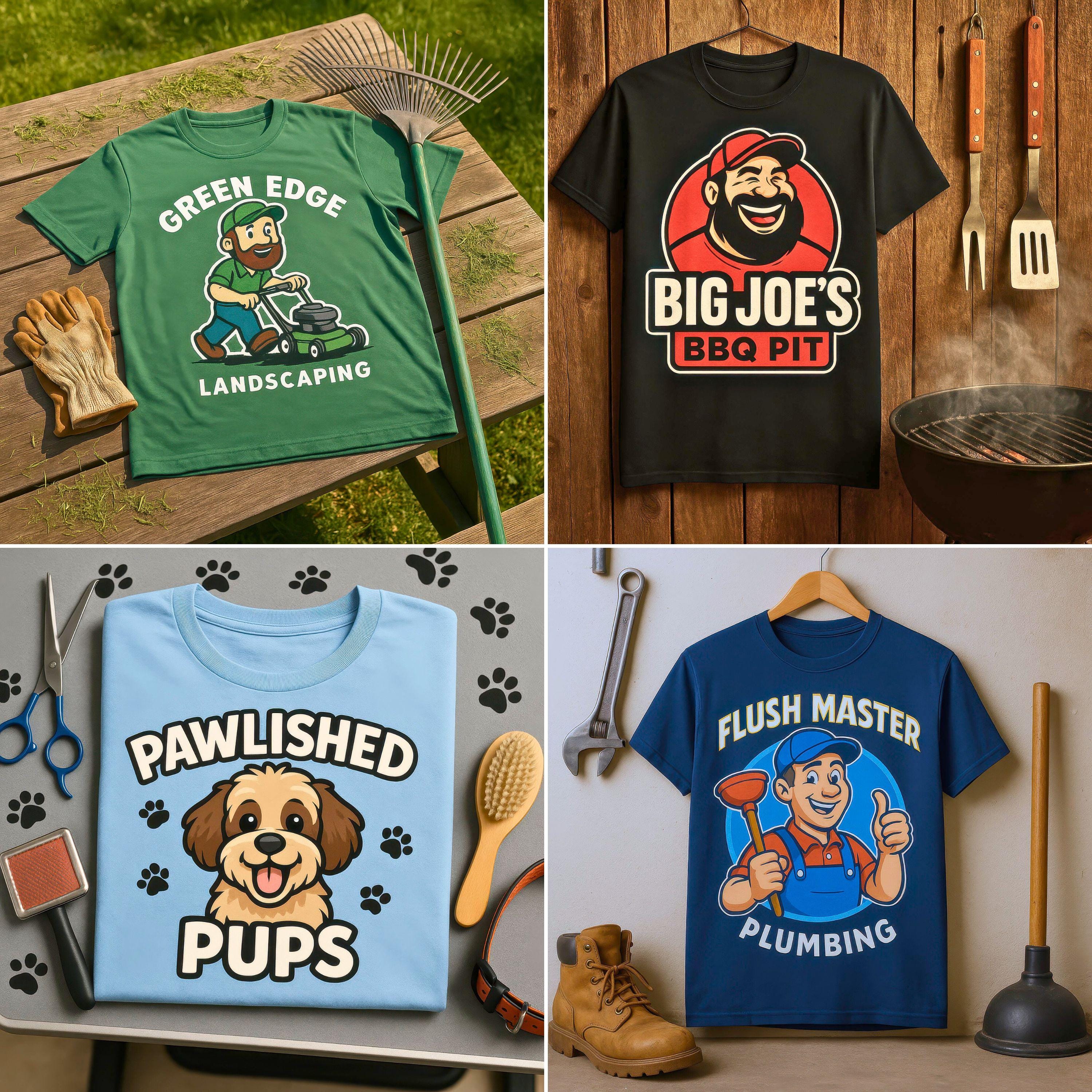 Small Business Logo & Cartoon Branding