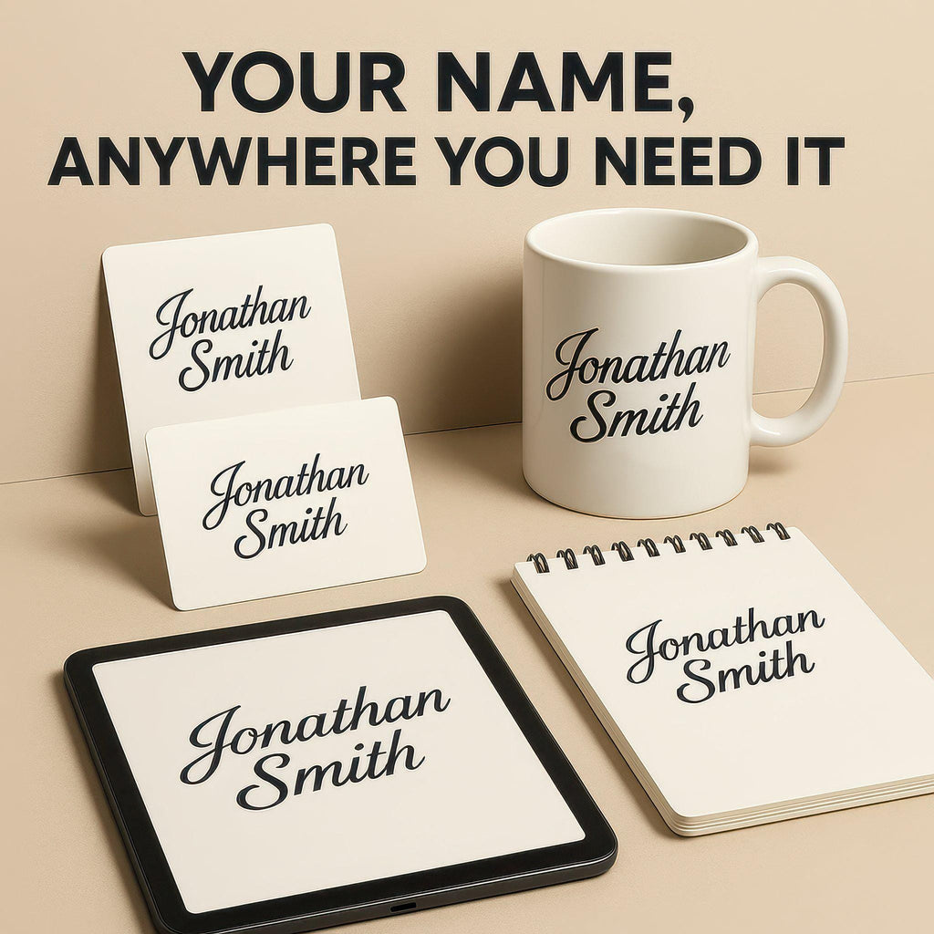 Custom Full Name Logo Design