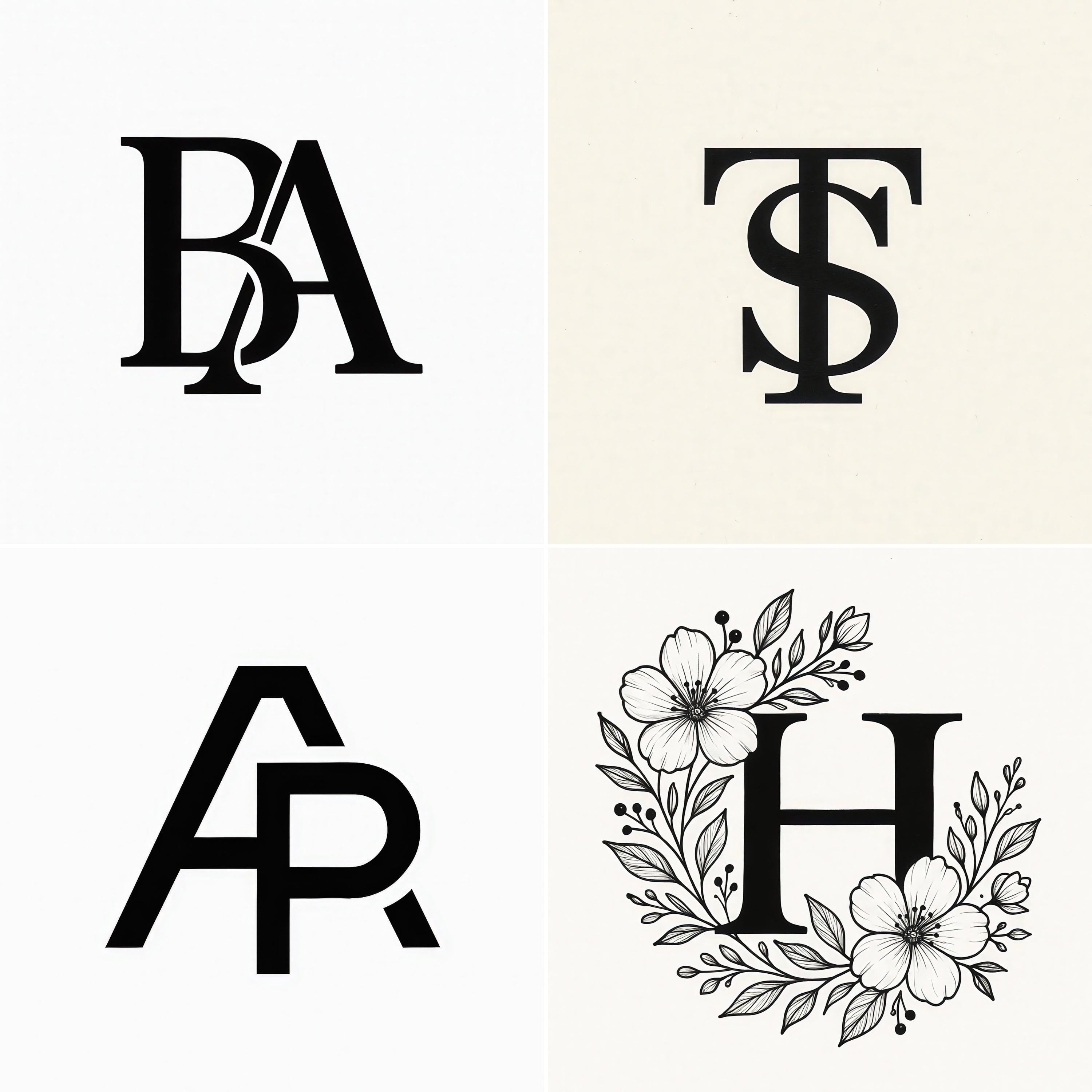 Custom Monogram Logo Design