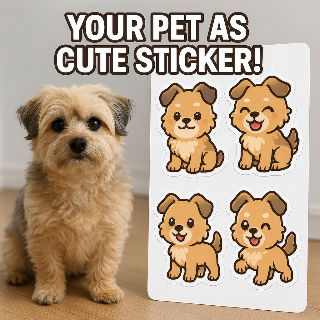 Custom Pet Sticker Sheet