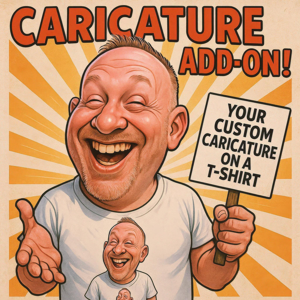 Add-On: Custom Caricature T-Shirt Printing