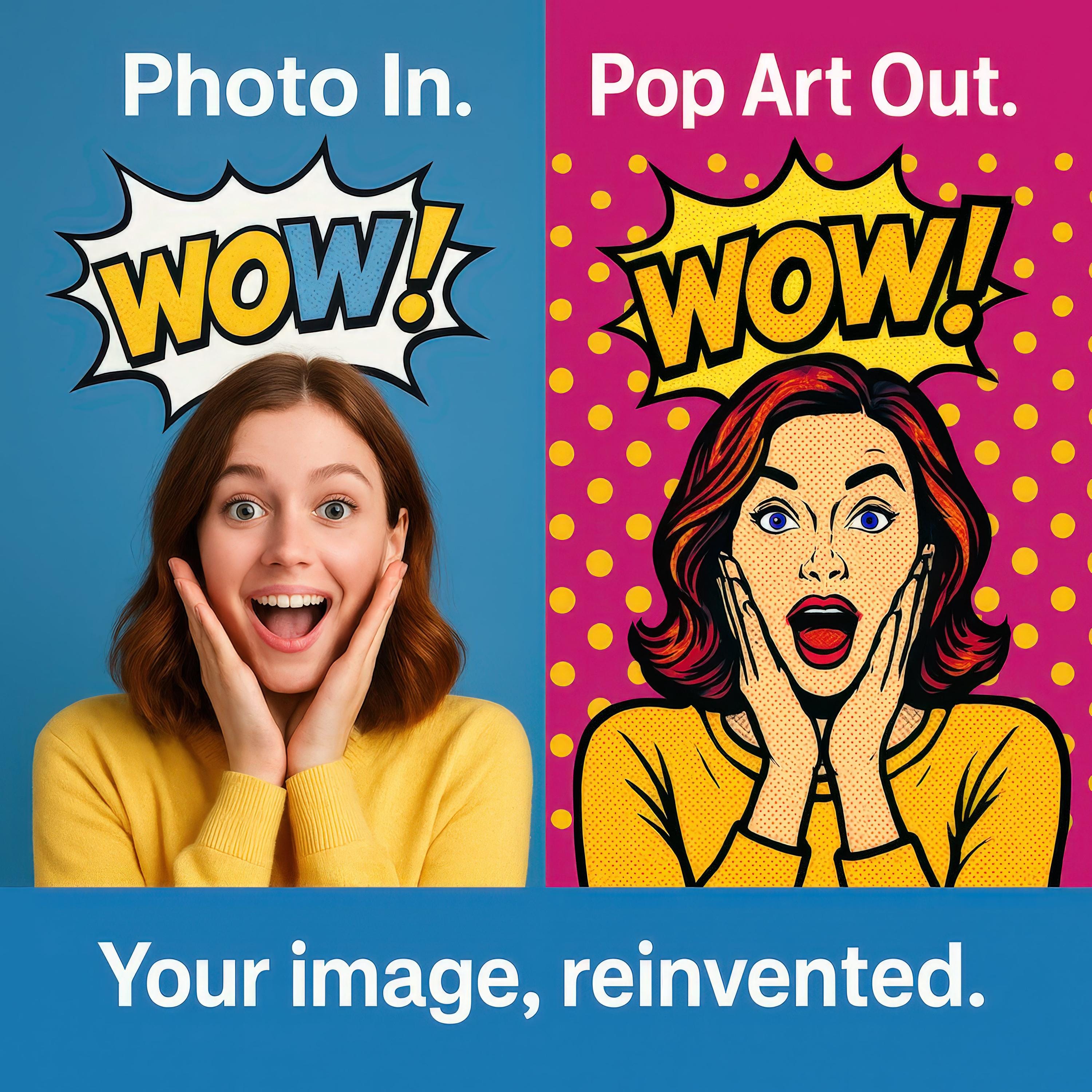 Custom Pop Art Portrait