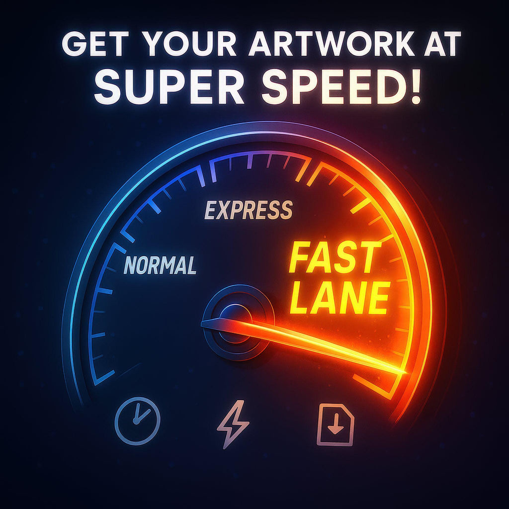 FAST LANE Add-On: Get Your Custom Design in 24 Hours or Less!