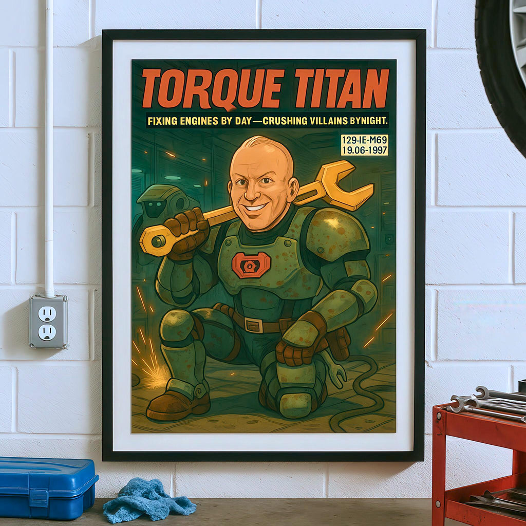 Personalized Profession Comic Book Cover