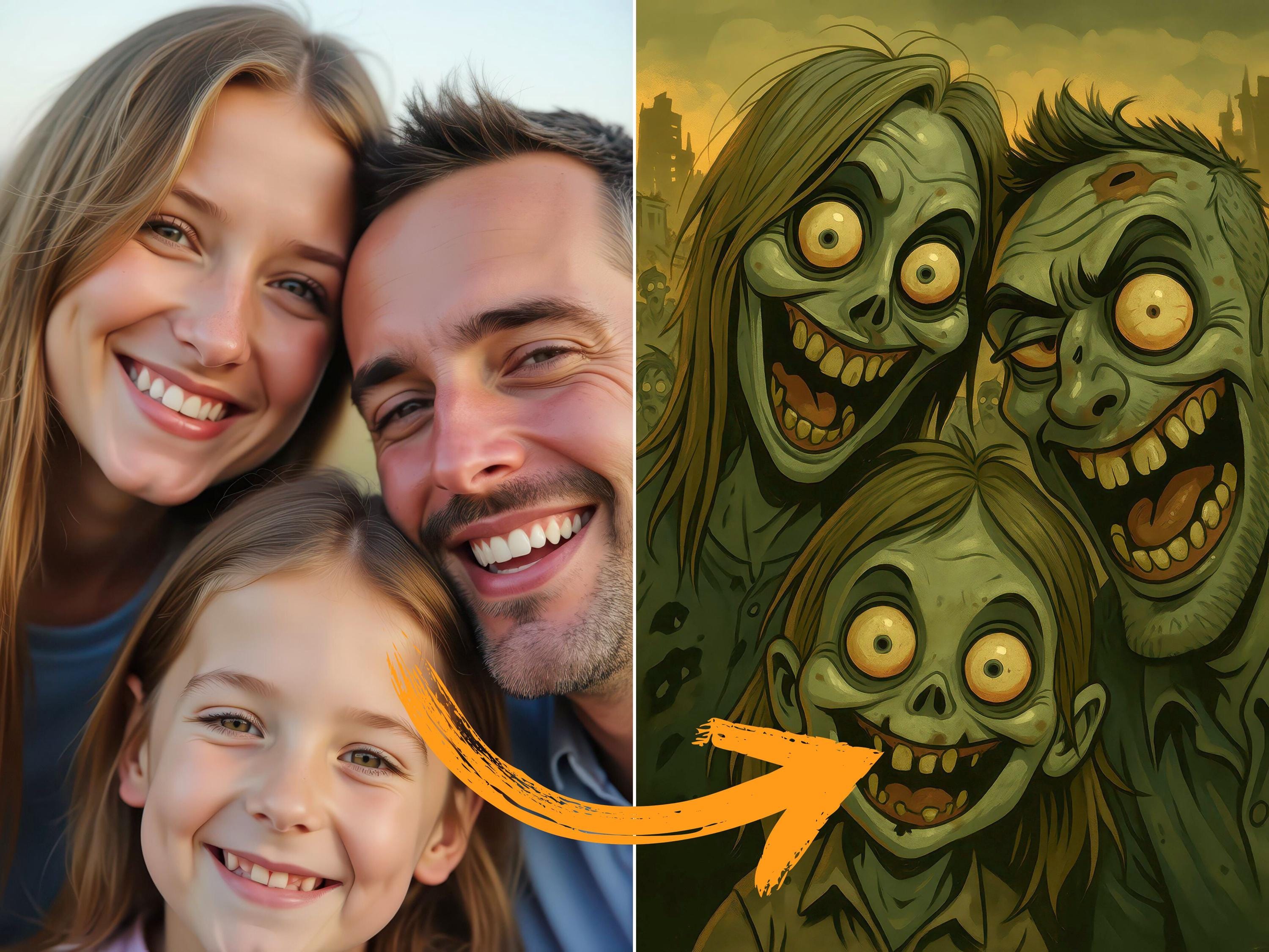 Custom Zombie Portrait