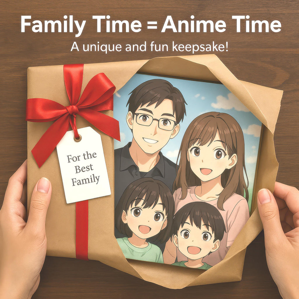 Custom Anime Family Portrait