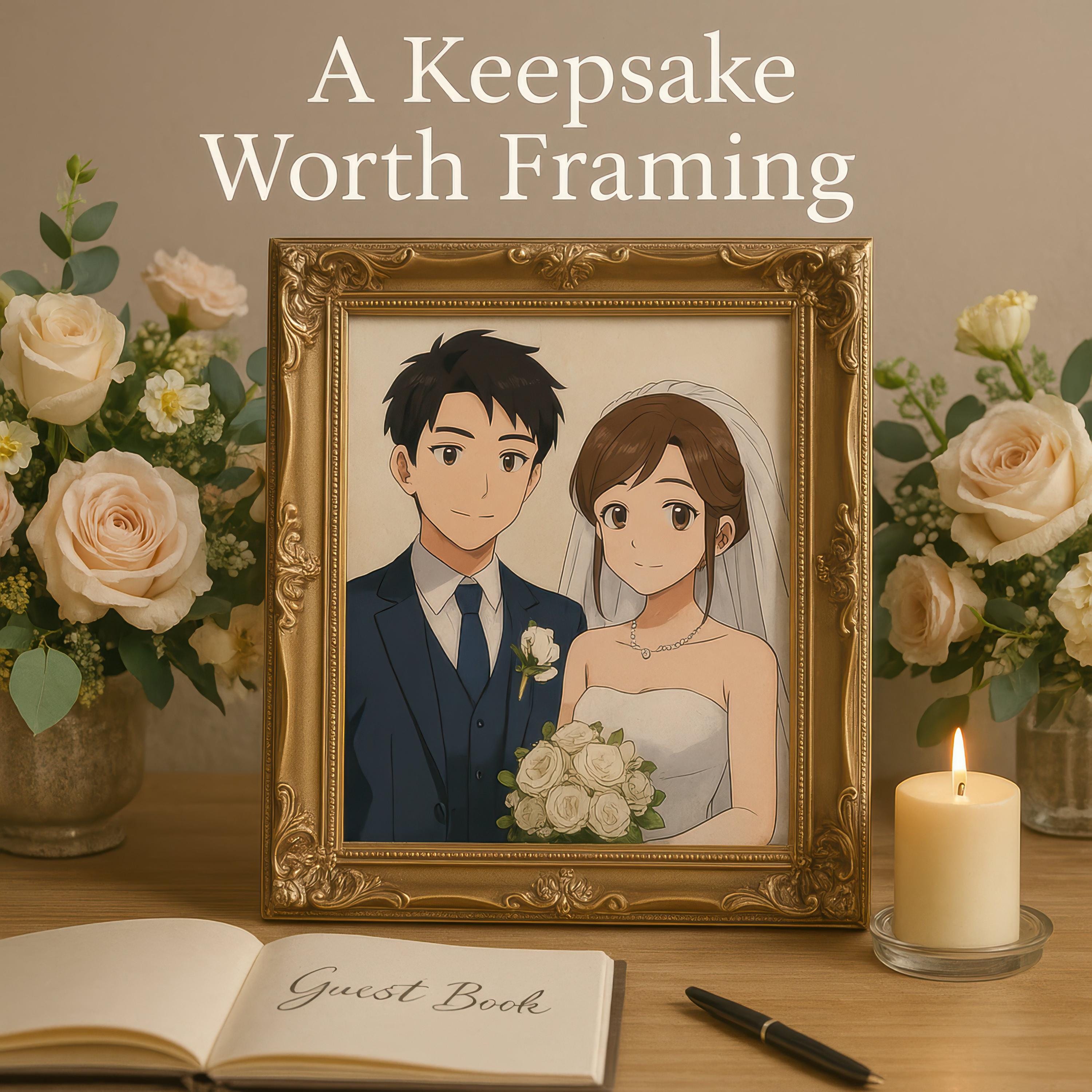 Custom Anime Wedding Portrait
