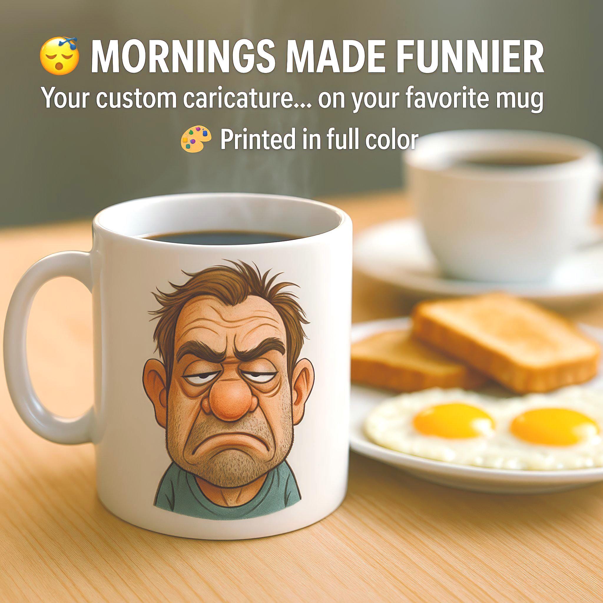 Add-On: Custom Caricature Mug