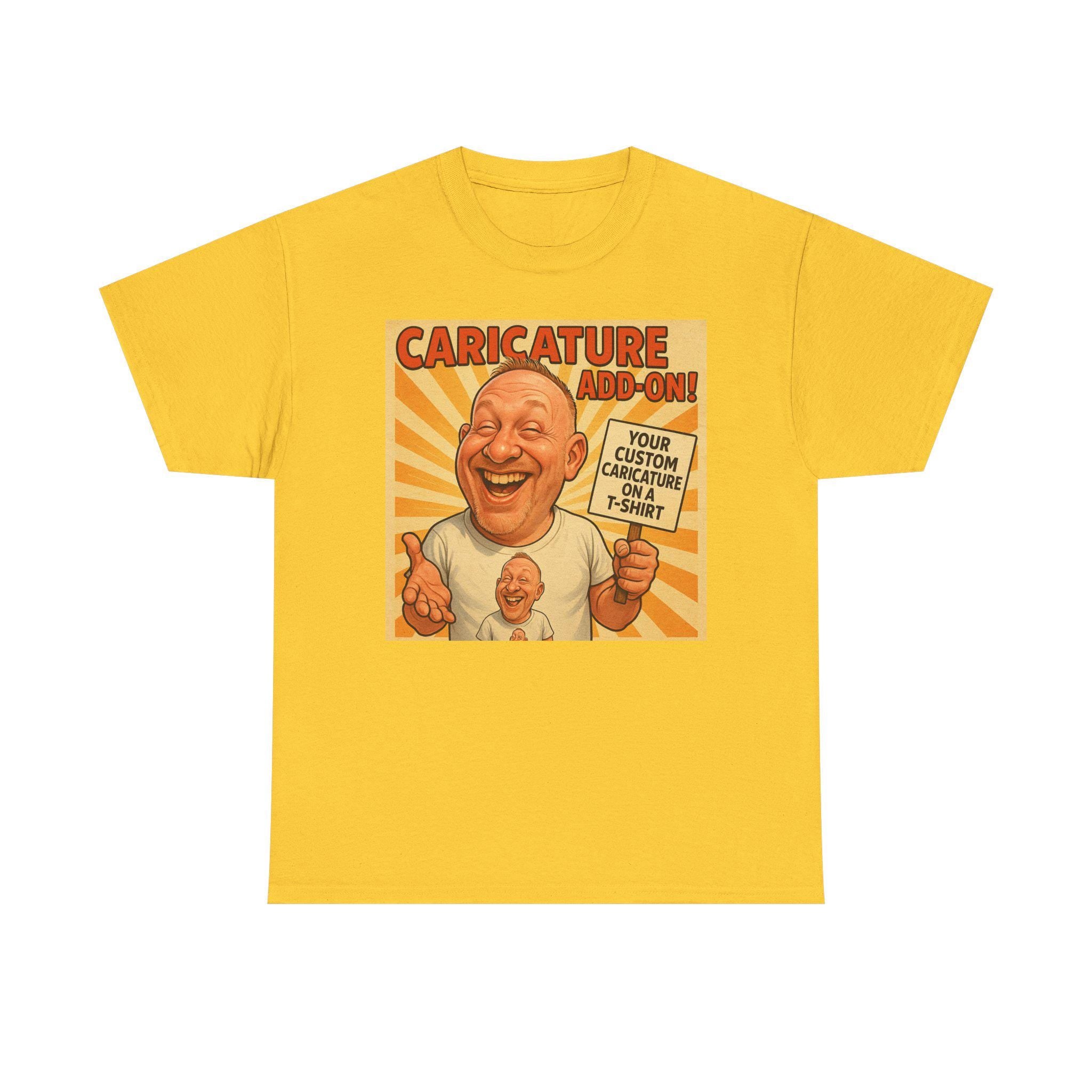 Add-On: Custom Caricature T-Shirt Printing