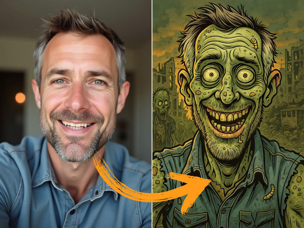 Custom Zombie Portrait