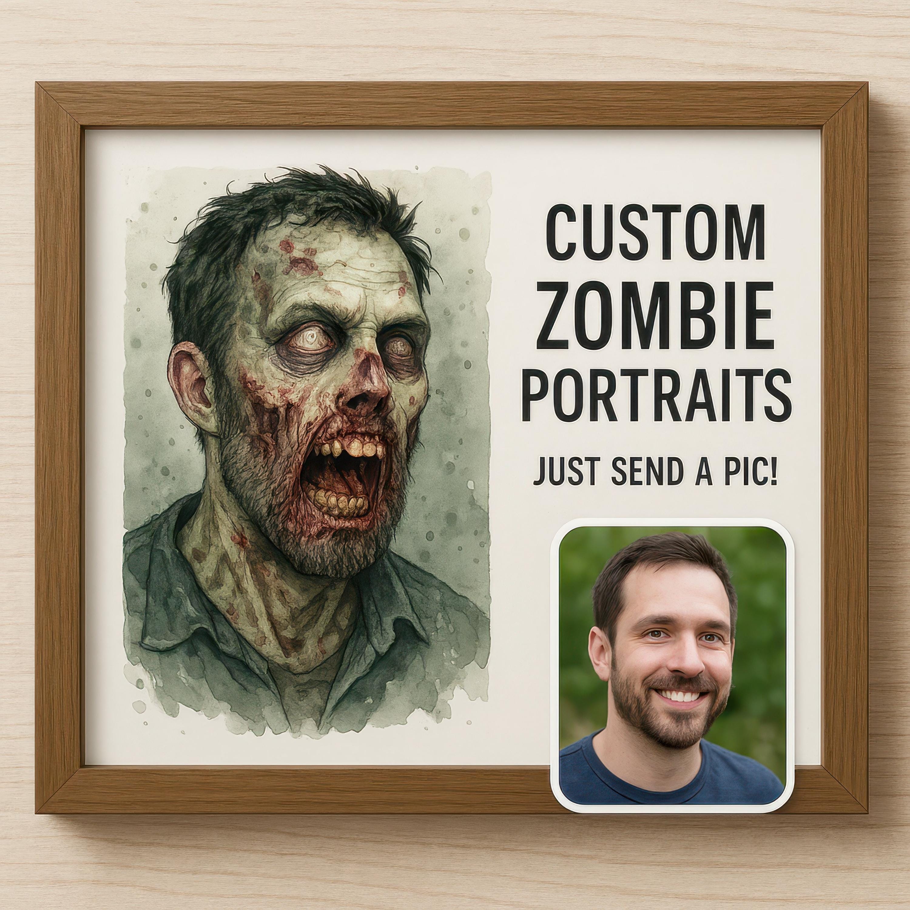 Custom Zombie Portrait