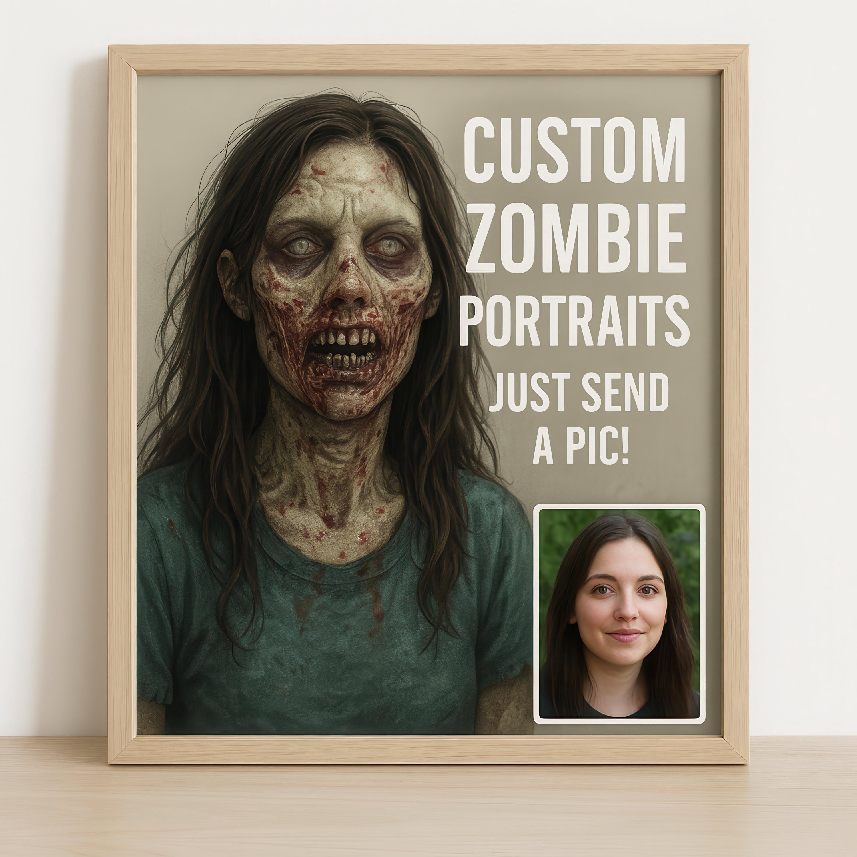 Custom Zombie Portrait