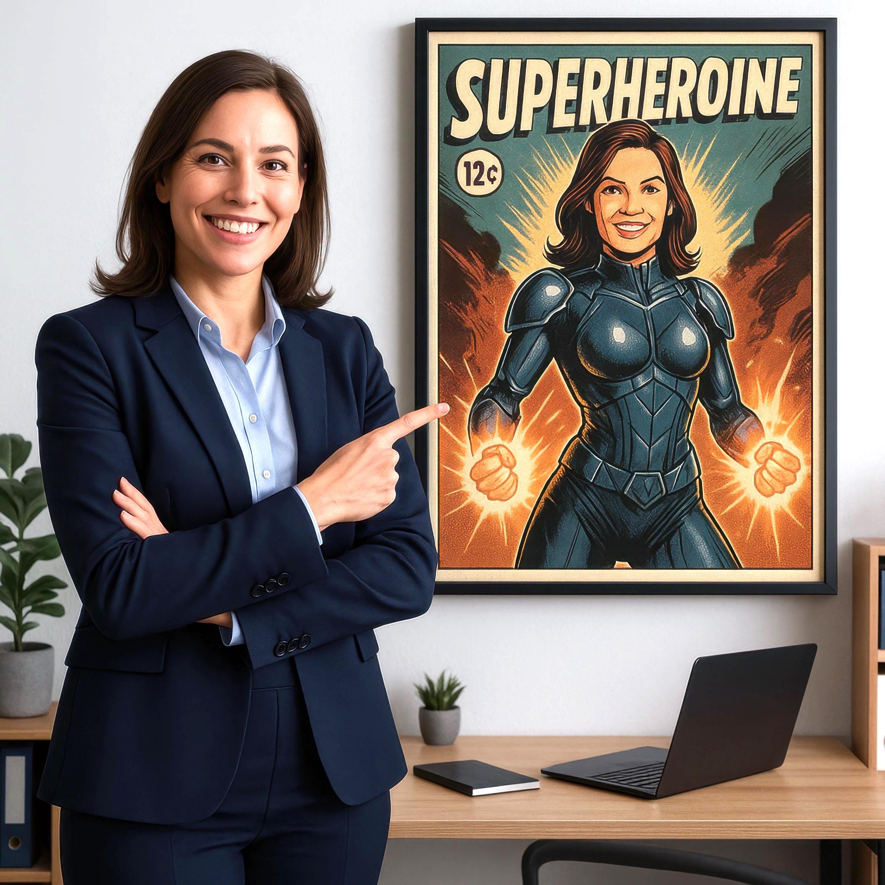 Personalized Comic Book Cover Portrait