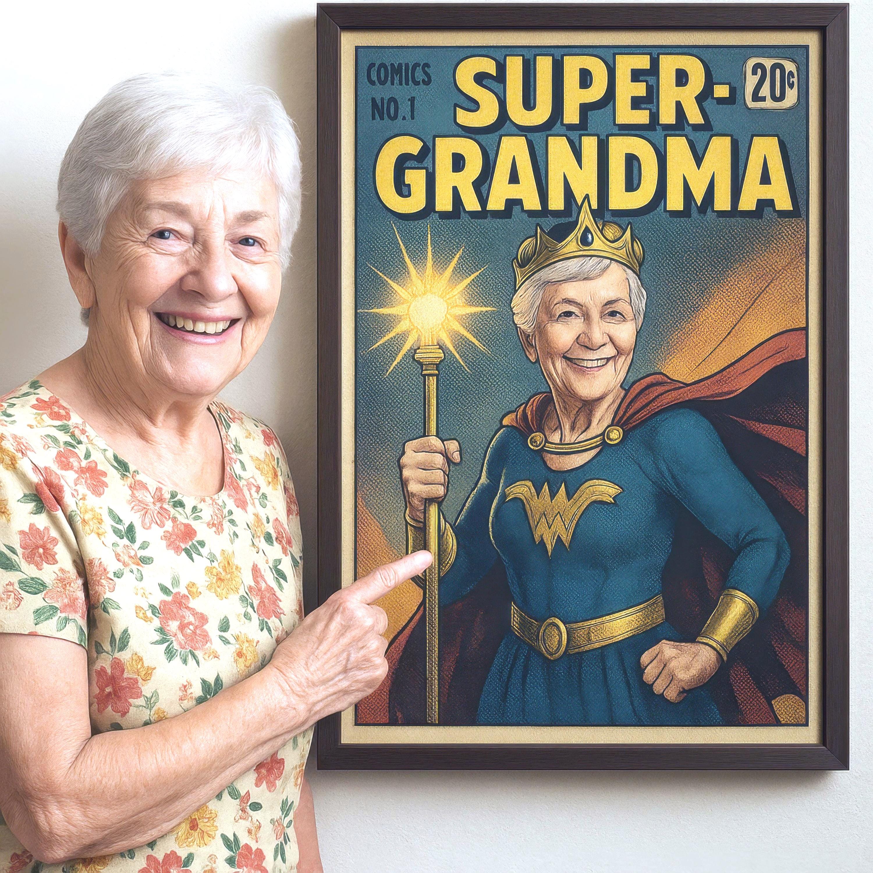 Personalized Comic Book Cover Portrait