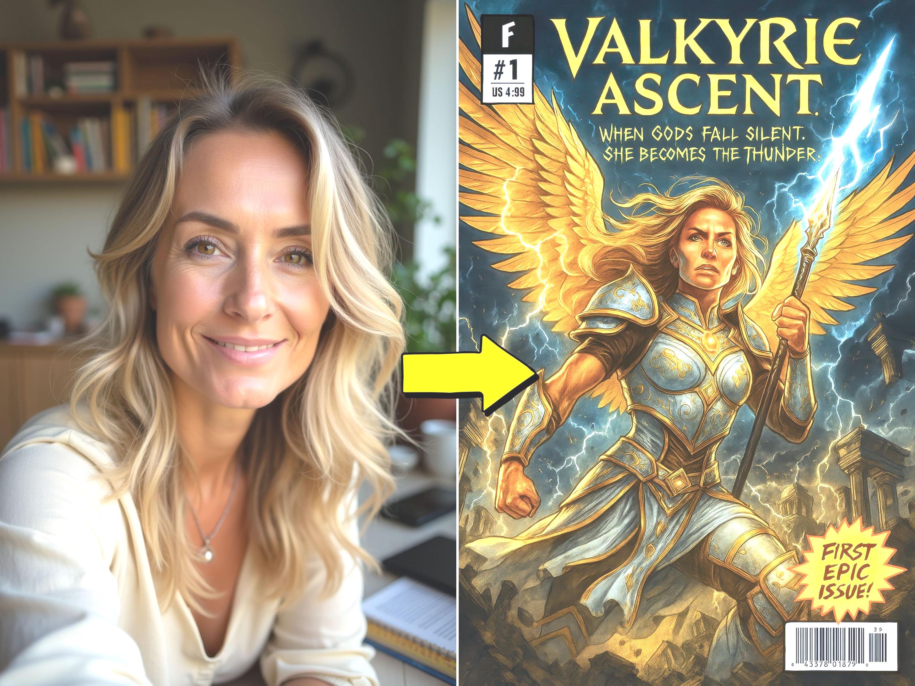 Custom Comic Book Cover Portrait