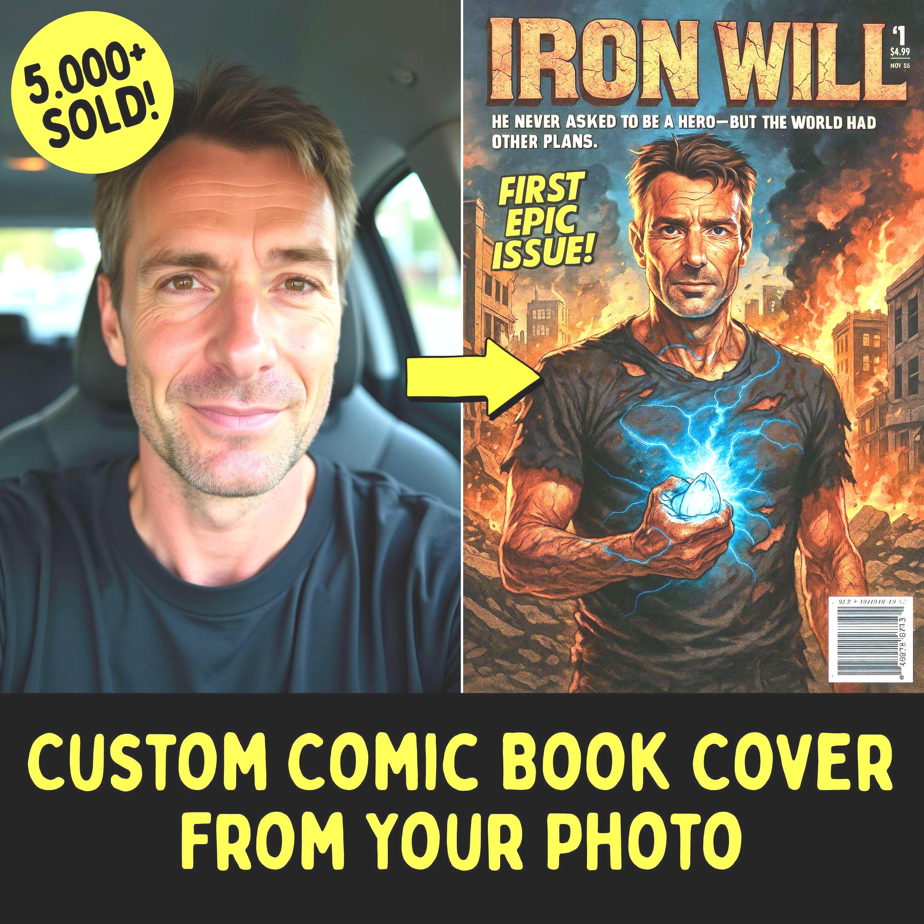 Custom Comic Book Cover Portrait